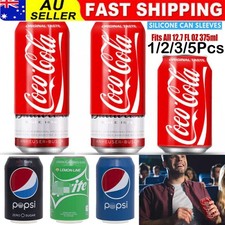 1-5X Hide A Beer 375ml Universal Soda Cans Sleeve Silicone Drink Coke Covers