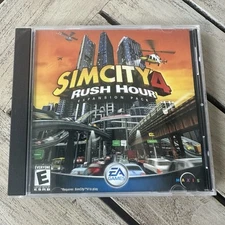 SimCity 4 -PC Game - 2003 - Rush Hour Expansion Pack -  Good Condition
