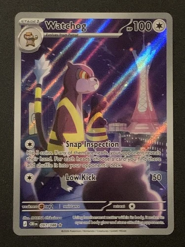 Watchog 097/086 - Illustration Rare - Chaos Rising - Pokemon TCG