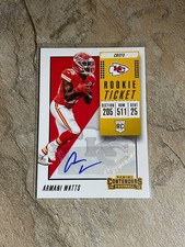 2018 Contenders Armani Watts Rookie Ticket Auto