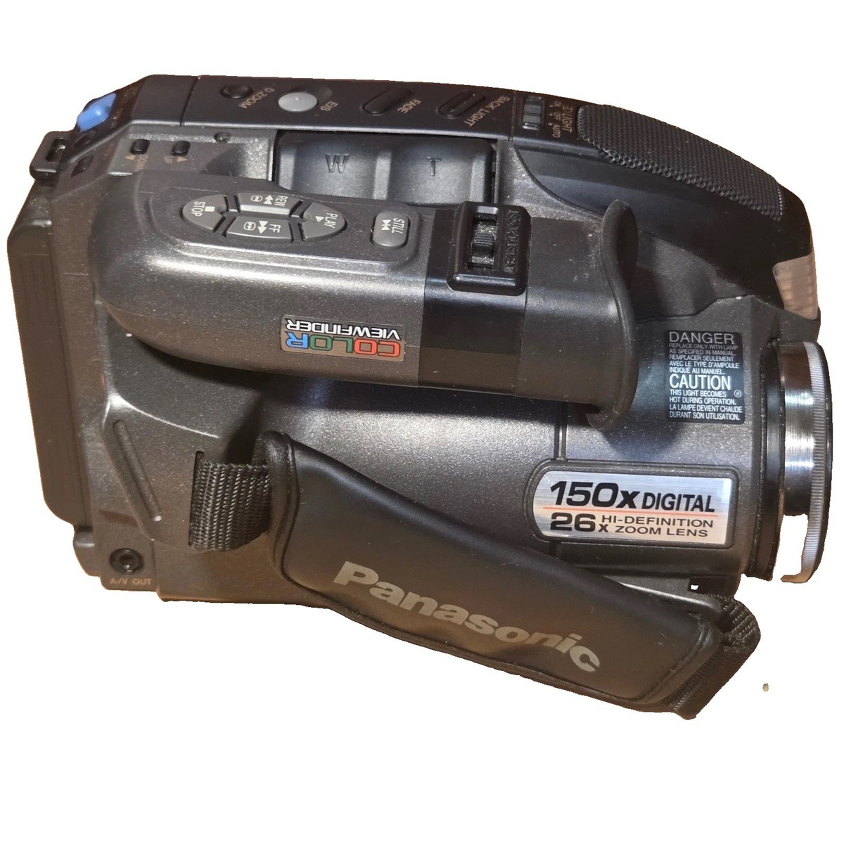 Panasonic Palmcorder PV-D209 VHS-C Analog Camcorder for sale