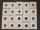 CIRCULATED MIXED LOT OF LINCOLN CENTS 1909-1969 20 COINS   #002