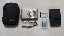 Olympus DigitalCamera Vg-140 Silver 5x Wide Opticial Zoom - Bundle