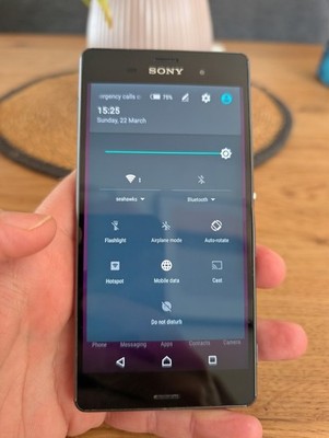 Sony  Xperia Z3 D6603 - 16GB - Schwarz (Ohne Simlock) Smartphone