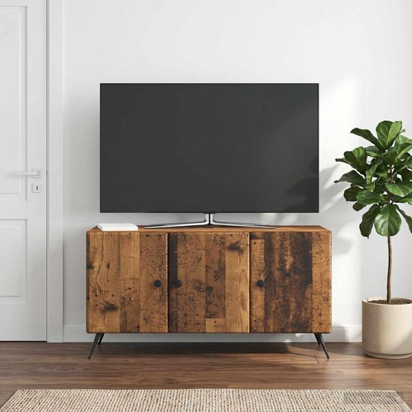 Tv-Schr?Nk Altholz 99 X 34,5 X 50 Cm Holzwerkstoff-image