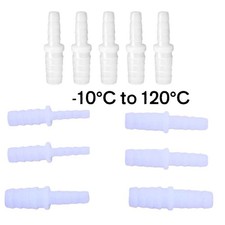 Straight Joint Hose Pipe Tube Plastic Reducing Connector Barbed Joiner Air Clear
