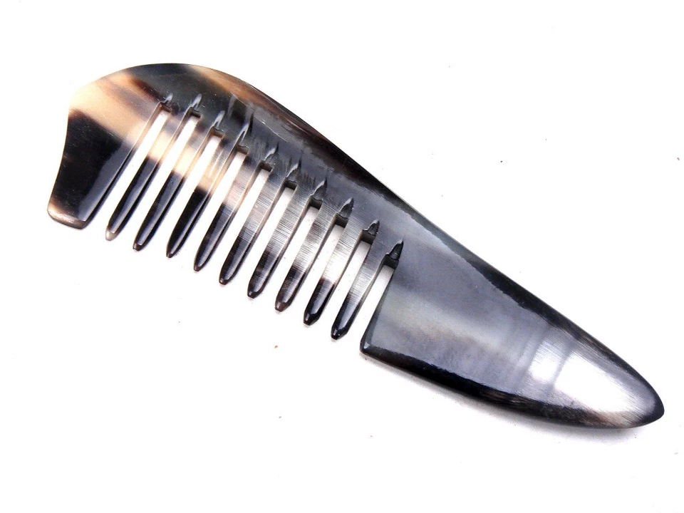 Authentic Ox Horn Hand Crafted Pocket Comb Fashion Hair Organizer New #03042206 - Image 4 of 4