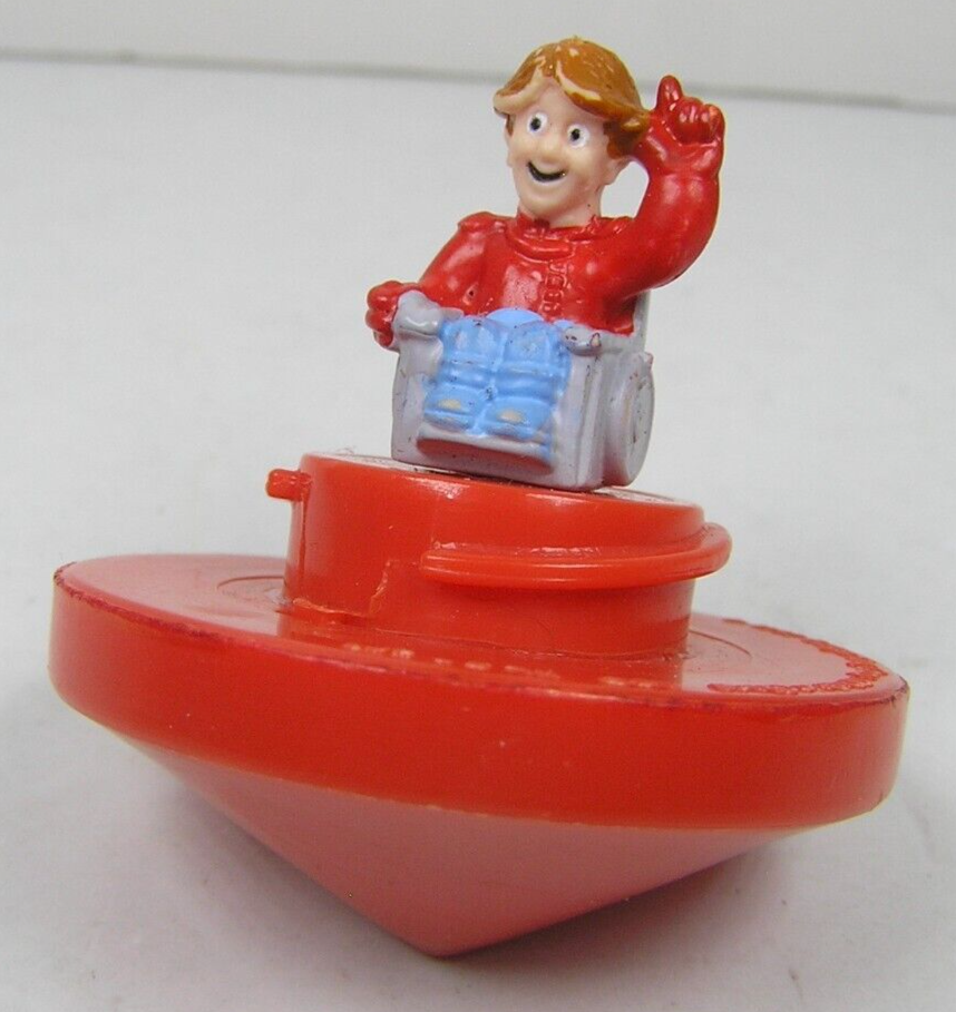 1992 Burger King Kids Meal Spinning Top Toy 1.75 Inch Figure