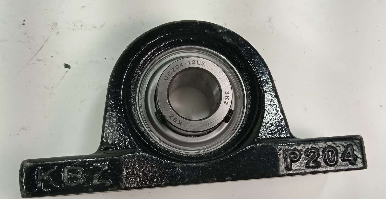 1 NEW KBZ P204 2 BOLT PILLOW BLOCK UNIT W/UC204-12L3 BEARING NNB ...