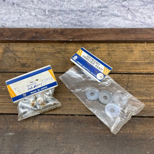 Tornillo de polea de desviador Shimano vintage PIEZAS NOS arandela espaciador tornillo jockey años 70 - Imagen 1 de 12