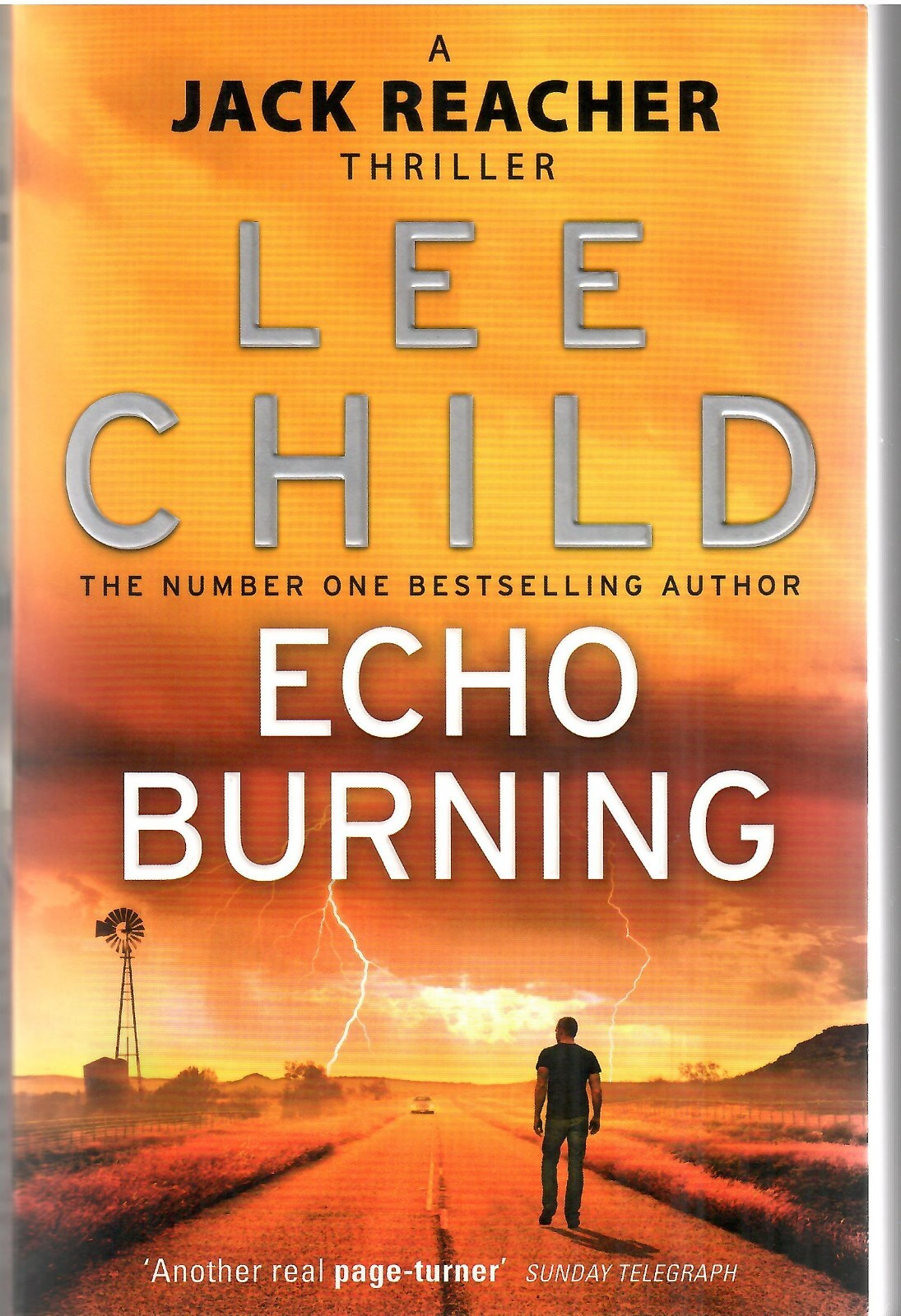 A Jack Reacher  novel Echo Burning by Lee Child