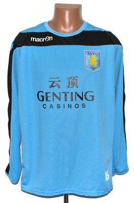 2015-16 Aston Villa Macron Maillot d'entraînement - 8/10 - (L
