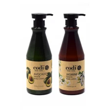Codi Hand and Body Lotion, 25 fl. oz./750 ml [Avocado, Jasmin] - 2 PACK