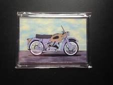 Ariel Golden Arrow classic motorcycle clear rigid plastic Fridge magnet