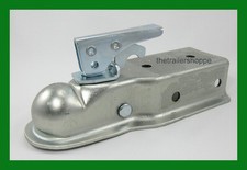 Trailer Coupler Hitch 2 Ball 2 12 Channel Bolt On Zinc Plated 3500 Lbs.