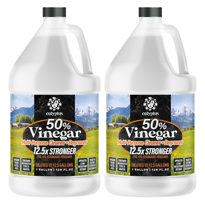 #ad 50% Pure Concentrated Vinegar Maximum Performance 12.5X Power Technical Gr $56.99