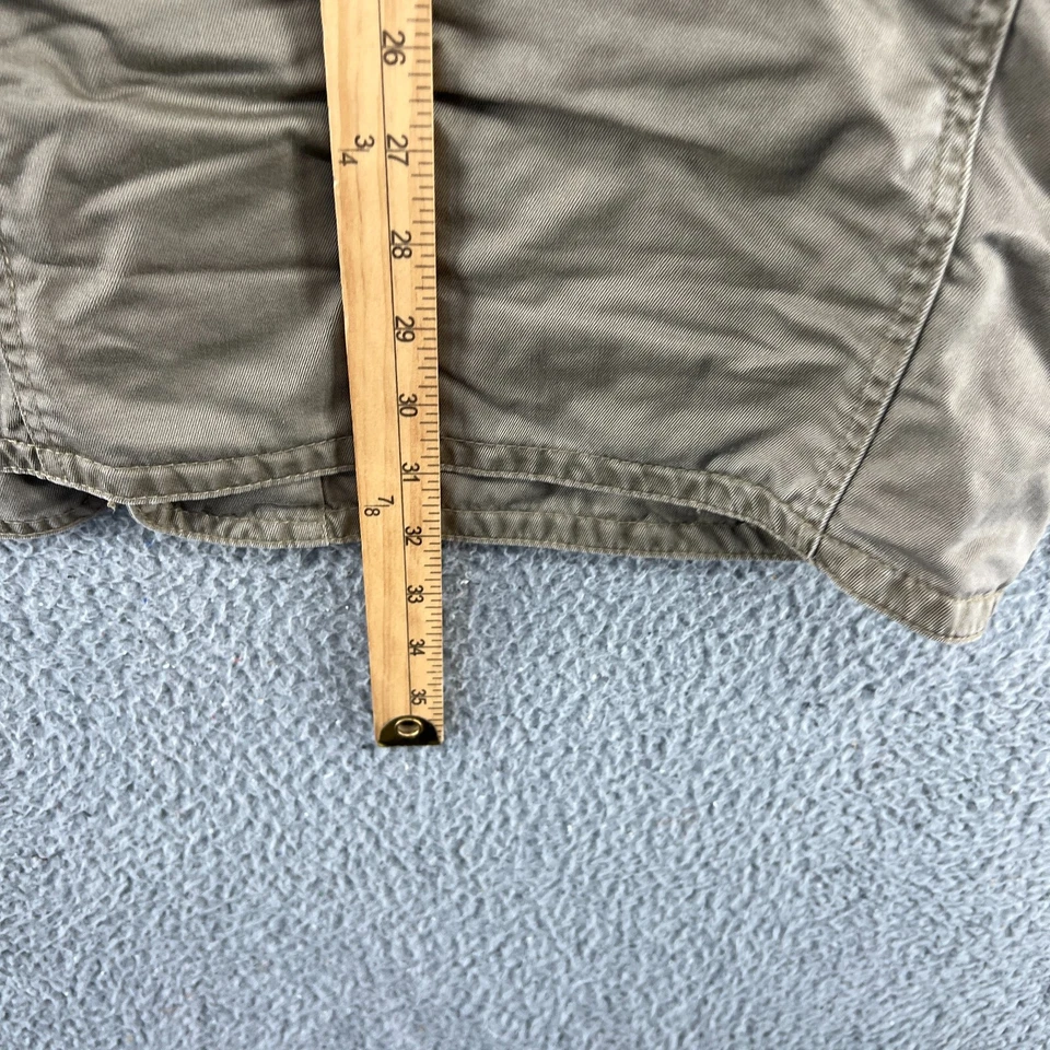 Chaqueta Diesel Para Hombre Grande Beige Campo Granero Tareas Franela Forrada Abrigo Botón * Foto 4 de 4