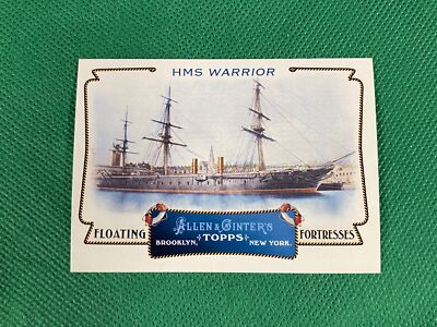2011 Topps Allen and Ginter Floating Fortresses #FF13 HMS Warrior