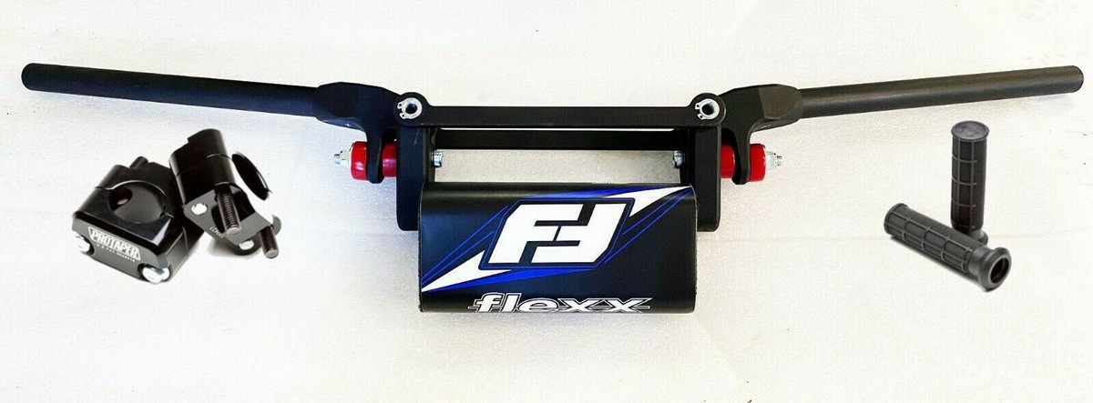 Fasst Flexx 15 Quad Low Handlebars Bars Green Rox 2 Riser Grips Raptor