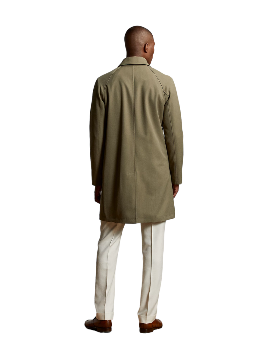 Ralph Lauren Purple Label Packable RL Travelwear Balmacaan Coat