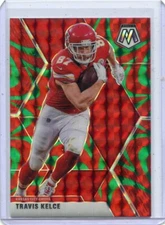 2020 MOSAIC #4 TRAVIS KELCE "GREEN REACTIVE PRIZM" KANSAS CITY CHIEFS 11721