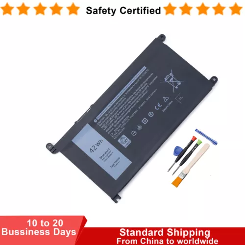 42Wh YRDD6 Battery for Dell inspiron 3583 3593 3582 3584 3501 5582 5584 5593