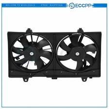 Radiator Condenser Cooling Fan Assembly For 2007 2008 2009-2012 Nissan Sentra