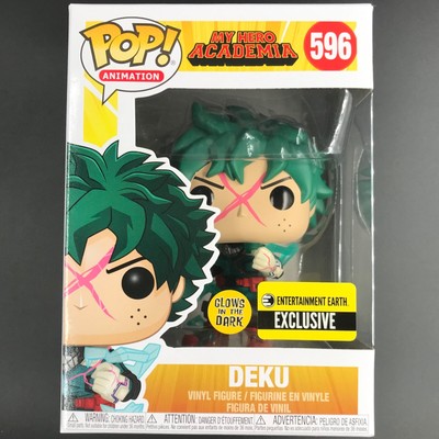 Funko Pop! Animation: My Hero Academia - Deku Full Cowl GITD #596 EE Exclusive | eBay