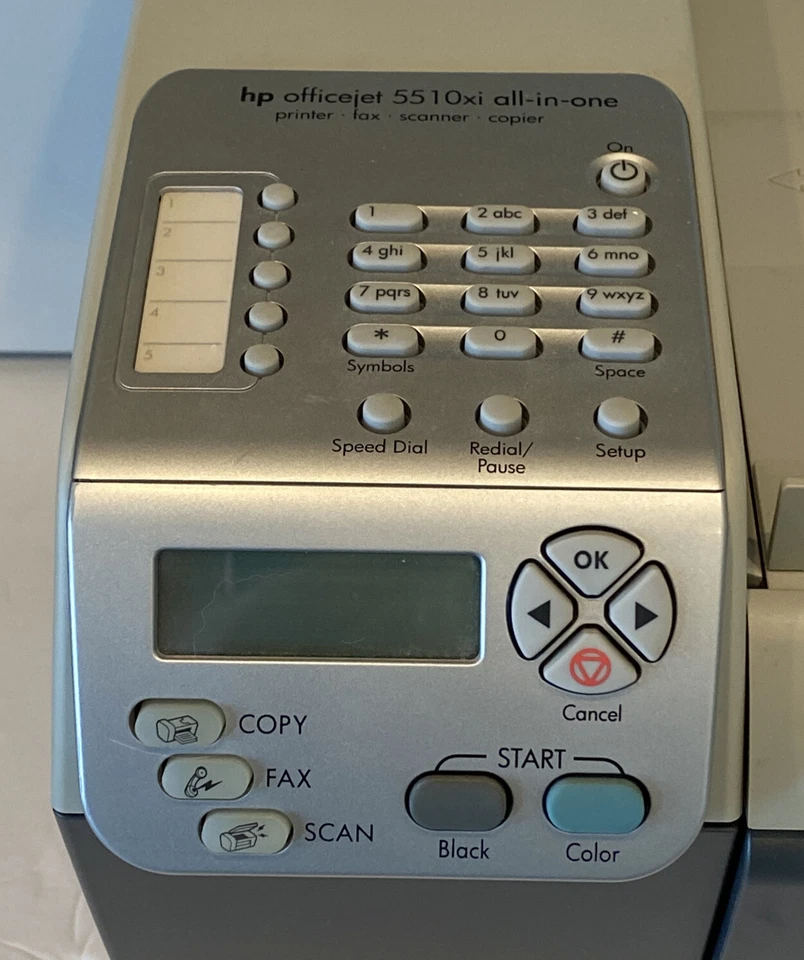 HP All-in-One Drucker Fax Scanner Kopierer Officejet 5510 XI getestet und funktioniert - Bild 3 von 4