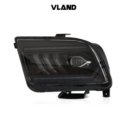 LED Projector Headlights For Ford Mustang 2005-2009 w/ Sequential Turn Signals - Bild 2 von 18