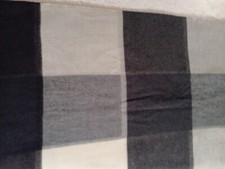 Cashmink Scarf Black/Off White Charcoal Fraas Made in Germany Soft A-1