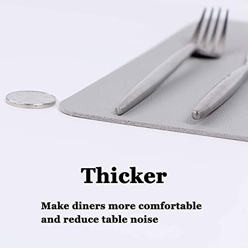 Wipeable Placemats Leather Table Mats Waterproof Heat-Resistant Easy to Clean... - Picture 2 of 7