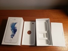 iPhone 6 S Silver 16GB BOX ONLY W/ Apple Stickers Info Sheet No Phone