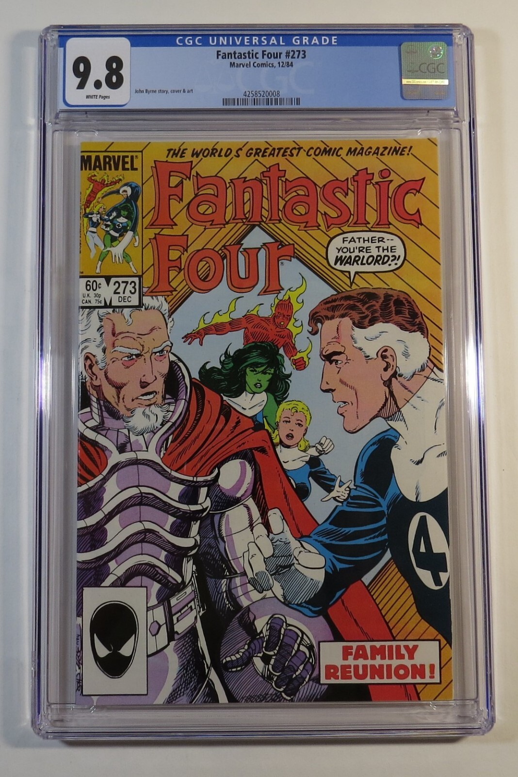 アメコミリーフ Fantastic Four #273 CGC 7.0 if BLOCK]><![endif]-->Fantastic Four #273 Value - GoCollect