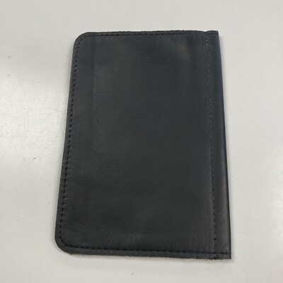 Porte-cartes de score de golf en cuir synthétique avec crayon, cadeau pour les amateurs (noir