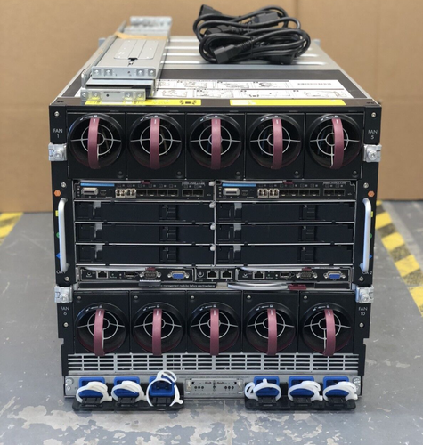 HP C7000 G3 8x HP BL660c V2 Gen8 1TB RAM 320 Cores 10GbE Blade Server Solution - Picture 2 of 2