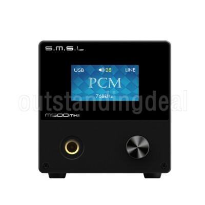 SMSL M500 MKII Bluetooth DAC Headphone Amplifier USB DAC for Power