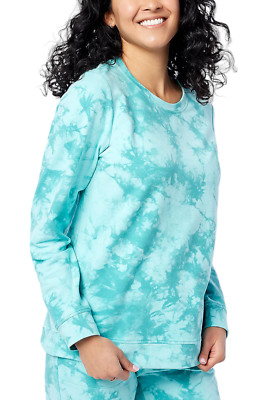 PRINT MIX WASHED TERRY PULLOVER