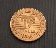 Italy Medal 1985 World Cycling Championships Medal Venetian Proof CA323