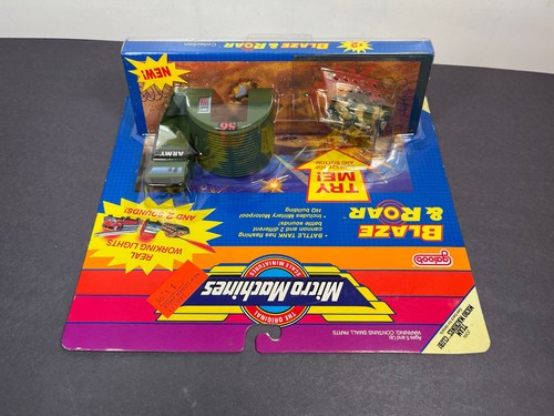 Micro Machines Blaze & Roar #2 Army Military Tank Set 1989 Galoob 6480 - Picture 4 of 7