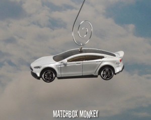 Details About White Tesla Model S Electric Car Custom Christmas Ornament 164 Adorno Elon Musk