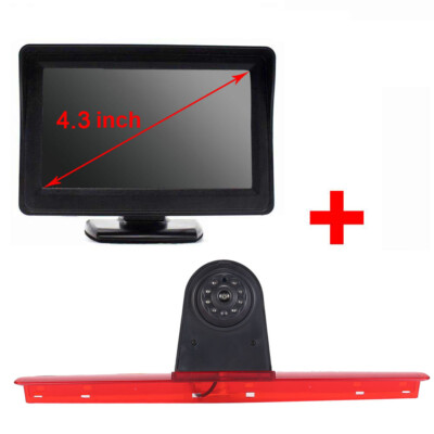 Rear view camera + 4.3'' monitor for VW T5 Bus Transporter Multivan Caravelle camera