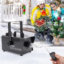 600W Snow Machine DJ Wedding Party Stage Snowflake Maker Live Concert?Remote