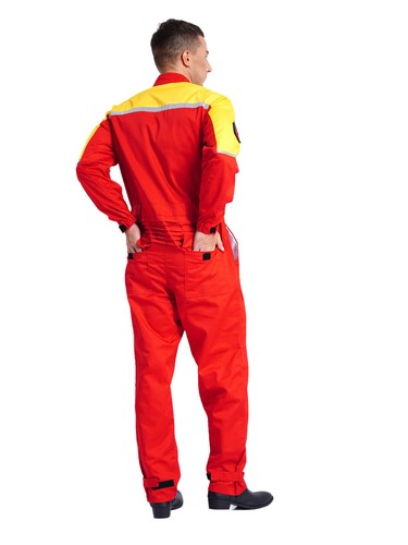 Men's Resistant Safety Coveralls Anti-static Reflective Straps Overalls Jumpsuit - Picture 14 of 60