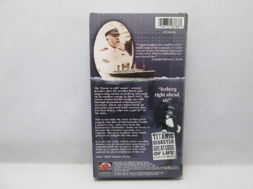 The Story of Edward J. Smith: The Captain of the Titanic 1998 - rare vhs - Picture 2 of 10