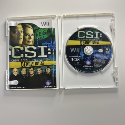 CSI: Crime Scene Investigation - Deadly Intent (Nintendo Wii, 2009) - Picture 3 of 3