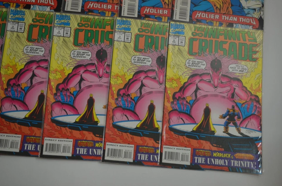 Infinity Crusade #1 2 3 4 5 6 Warlock #1 2 5-10 19-21 Marvel Comic LOT 90s NM- - Image 3 of 4