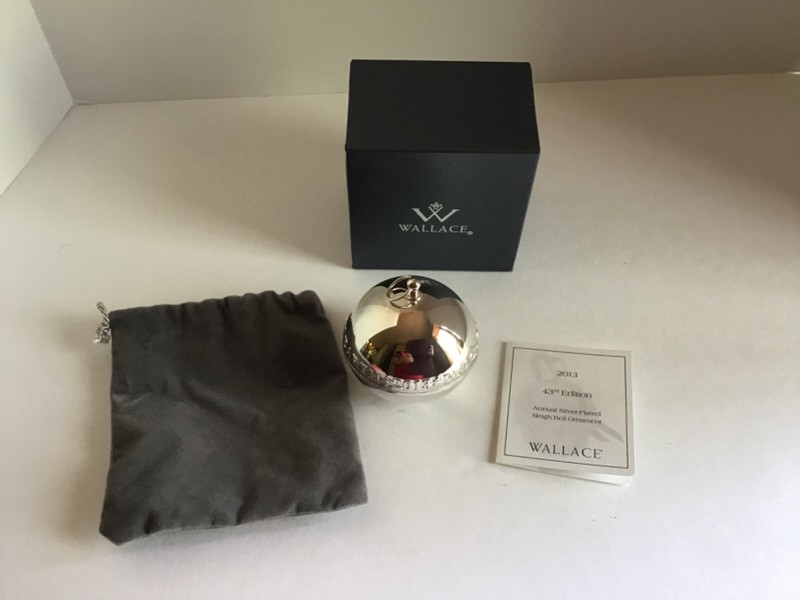  2013 WALLACE SILVER PLATE SLEIGH BELL