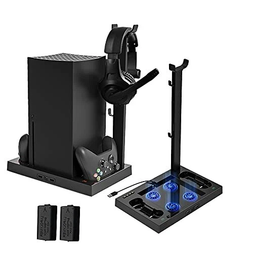 arVin Cooling Fan for Xbox Series X Console Vertical Cooling Stand