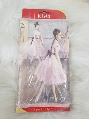 Home Trends Kids Wall Border Pink Ballerina Dancers Wallpaper Ballet Class Decor